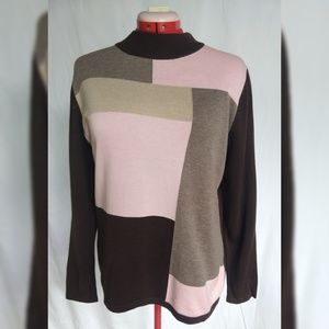 NWT Allison Daley Petite Large Knit Top